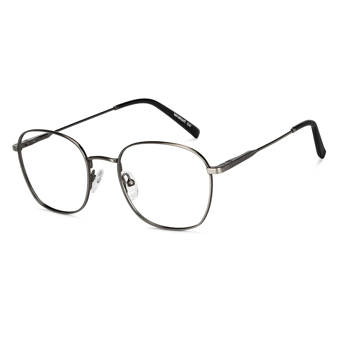 Lenskart -Air Switch Gunmetal Full Rim Round - Image 3