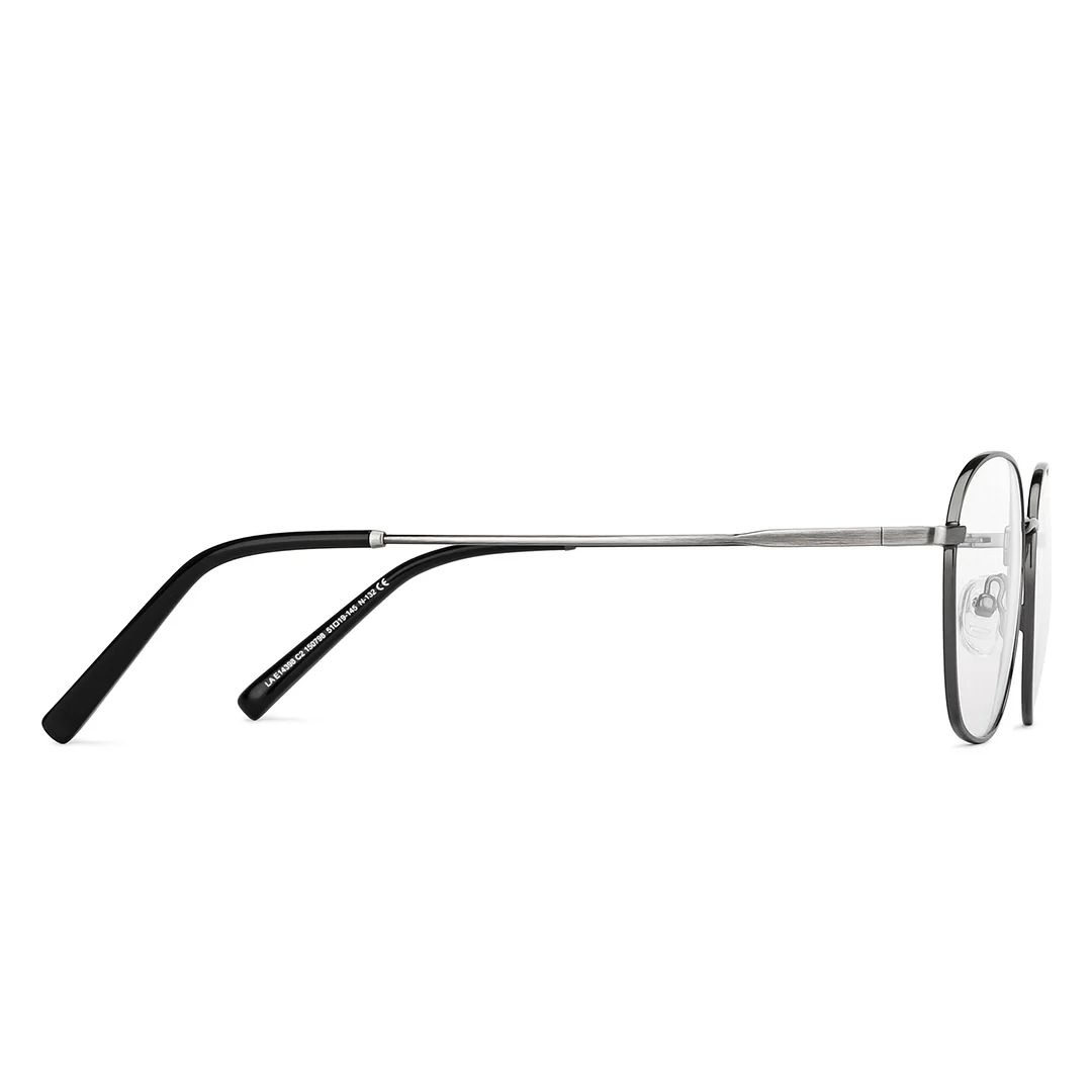 Lenskart -Air Switch Gunmetal Full Rim Round - Image 5