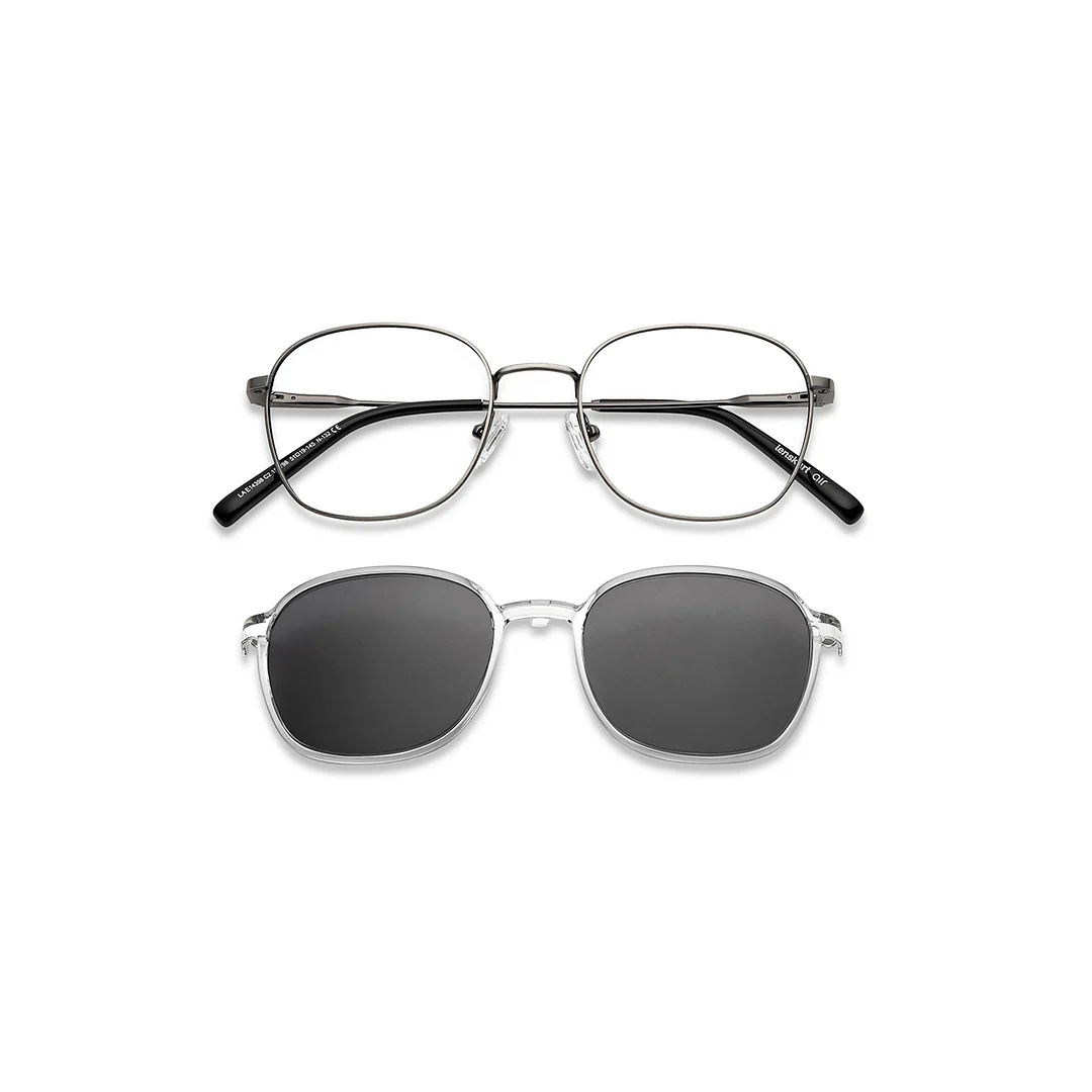 Lenskart -Air Switch Gunmetal Full Rim Round - Image 8